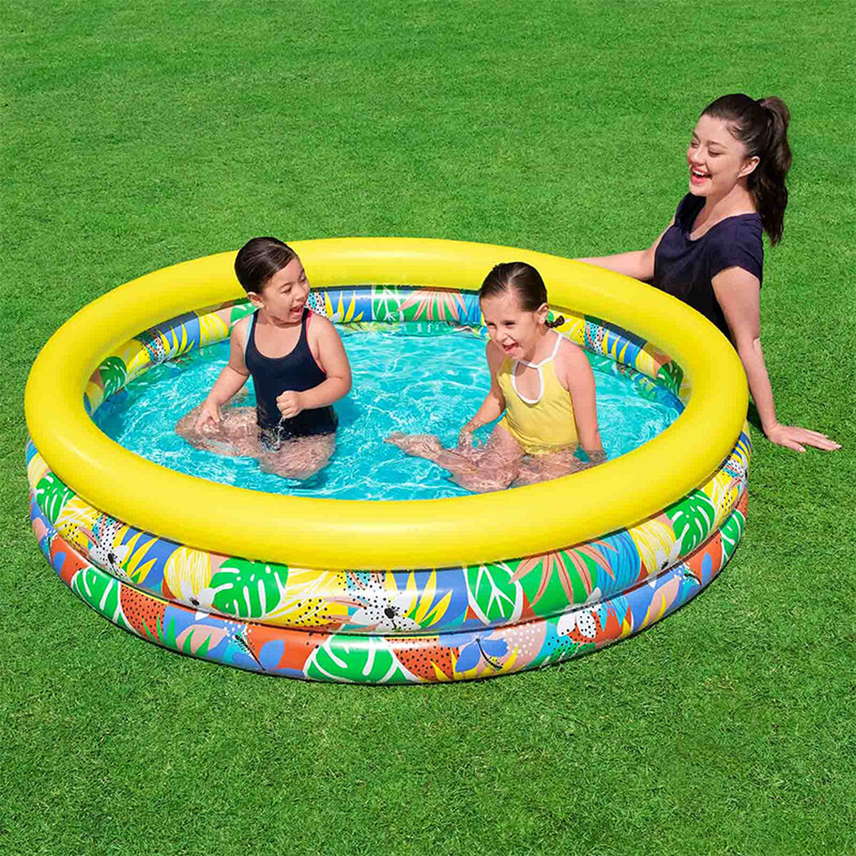 Opblaasbaar Kinderzwembad Bestway 168 x 38 cm - Afbeelding 2