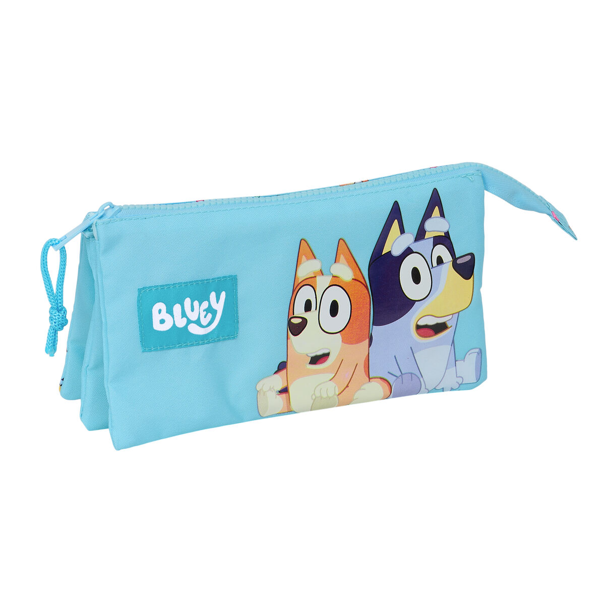 Pennenetui met 3 vakken Bluey Hemelsblauw 22 x 12 x 3 cm - Afbeelding 4