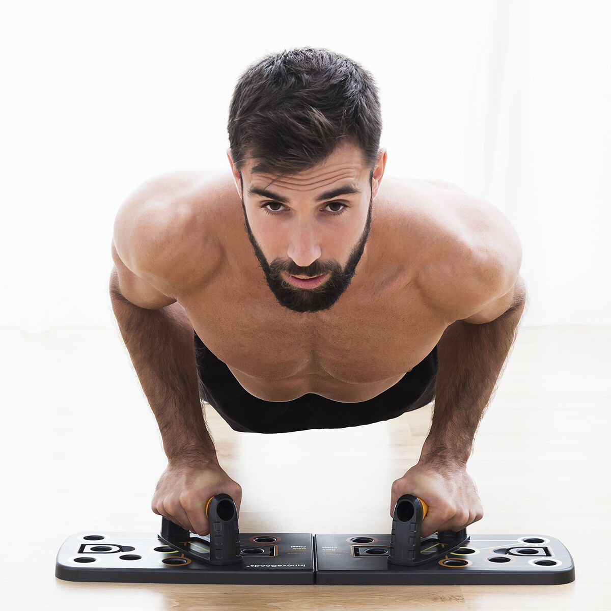 Push-Up Board met Weerstandsbanden en Trainingsgids Pulsher InnovaGoods - Afbeelding 6