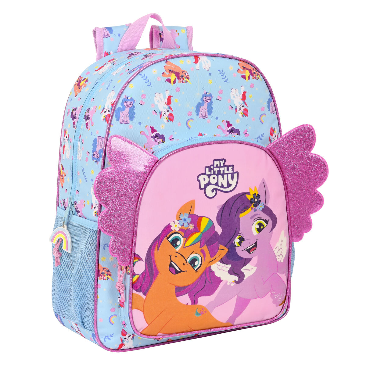 Schoolrugzak My Little Pony Wild & free Blauw Roze 33 x 42 x 14 cm - Afbeelding 4