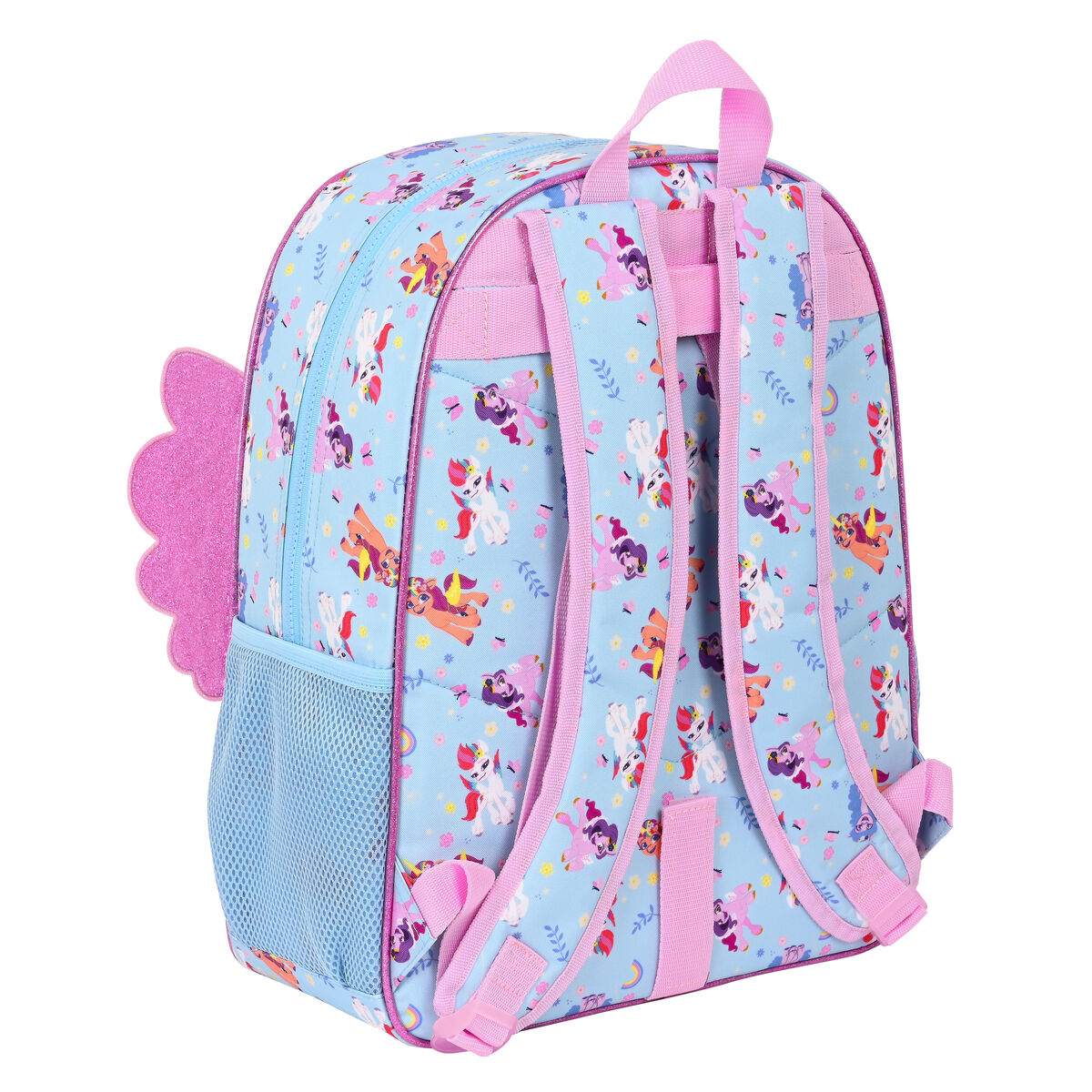 Schoolrugzak My Little Pony Wild & free Blauw Roze 33 x 42 x 14 cm - Afbeelding 3