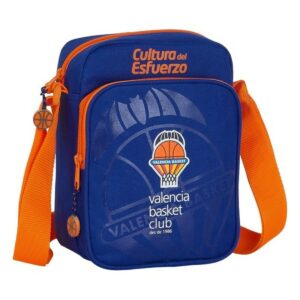 Schoudertas Valencia Basket M672 Blauw Oranje 16 x 22 x 6 cm
