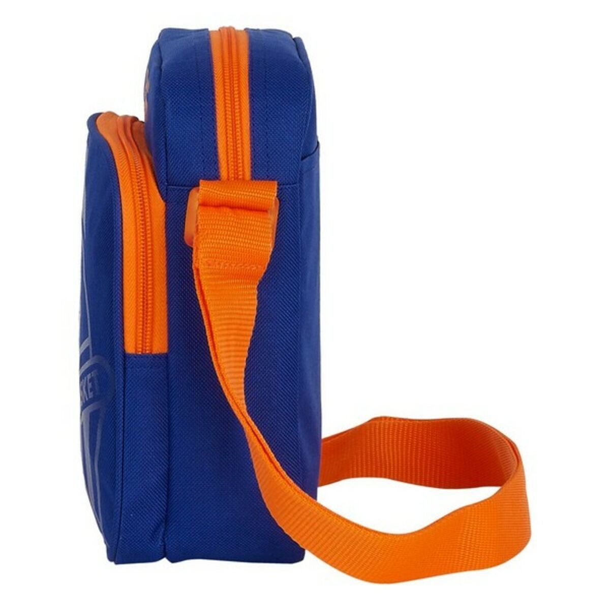 Schoudertas Valencia Basket M672 Blauw Oranje 16 x 22 x 6 cm - Afbeelding 3